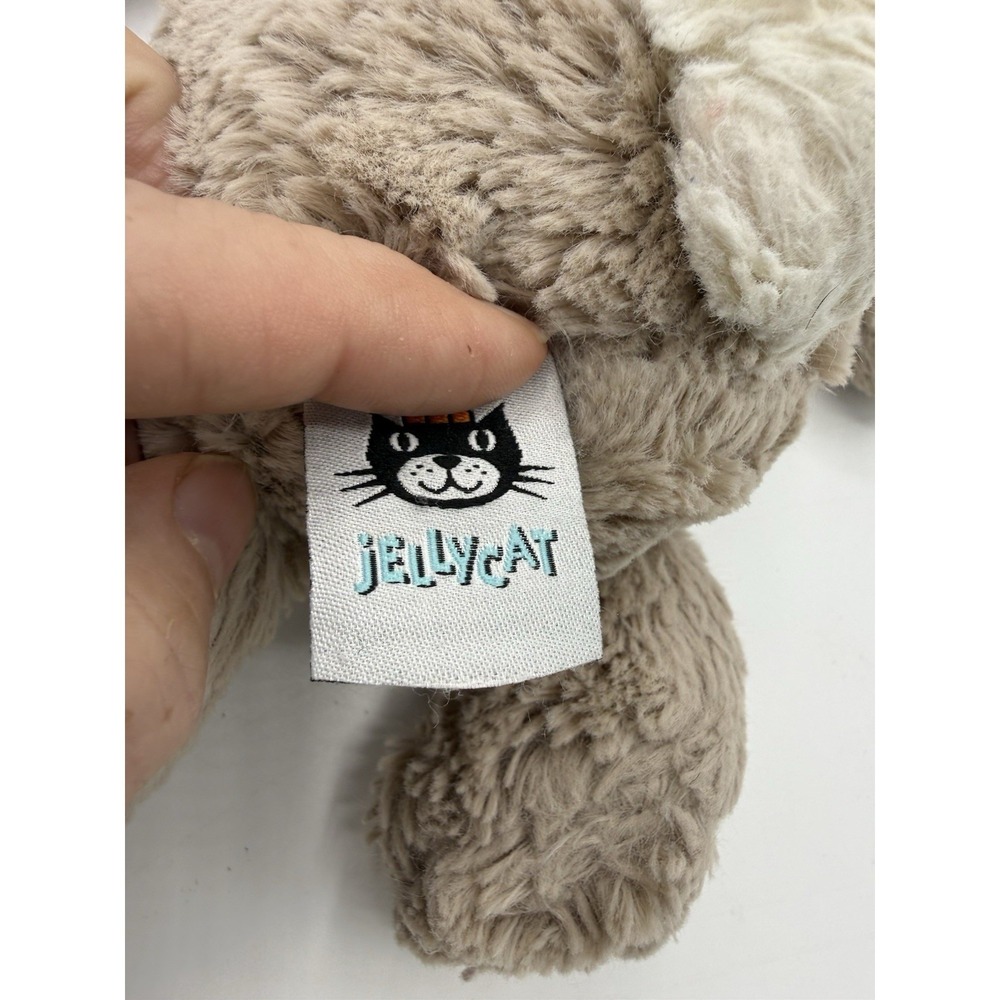 Jellycat Bashful Beige Bunny Plush Doll Medium London Soft Toy 12" - Picture 5 of 5